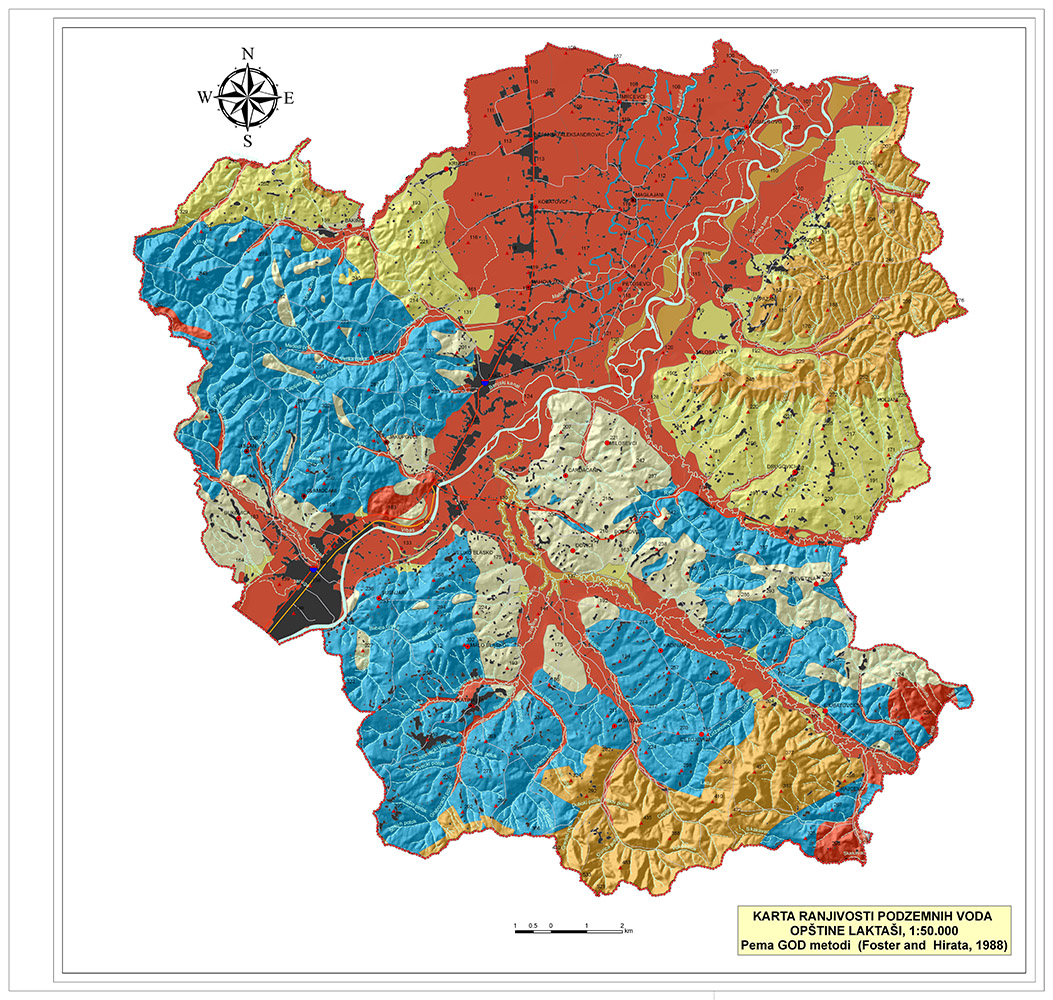 5-Karta-ranivosti-podzemnih-voda-opštine-Laktaši-za-PP-Laktaša